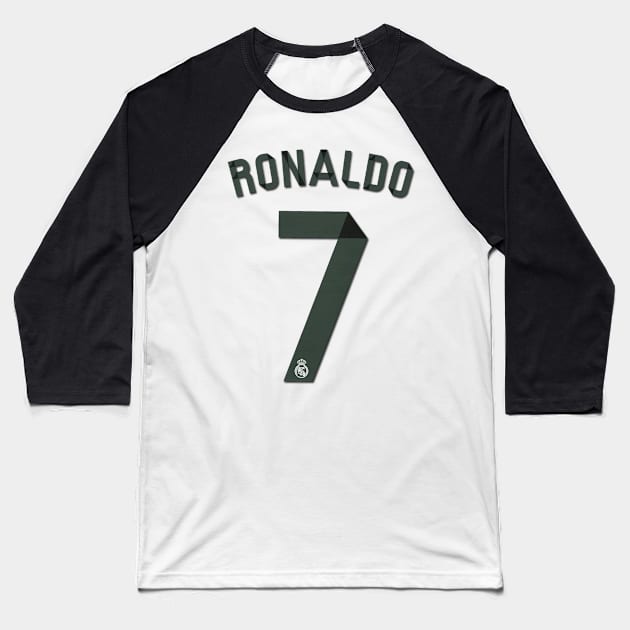 Ronaldo 7 Baseball T-Shirt by JPS-CREATIONS